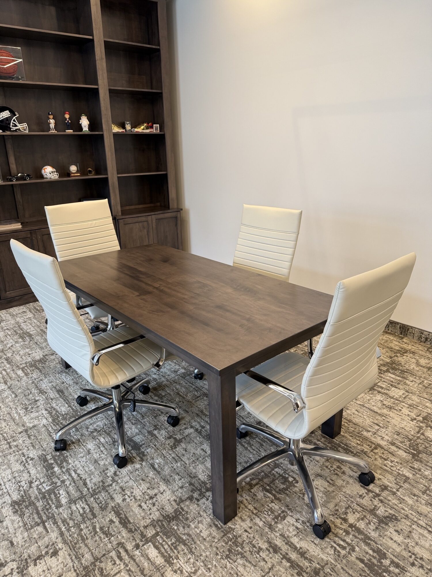 Wormy Maple Parsons Style Conference Table