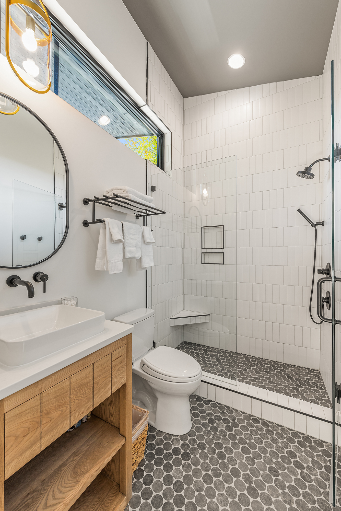 Ash bathroom vanity